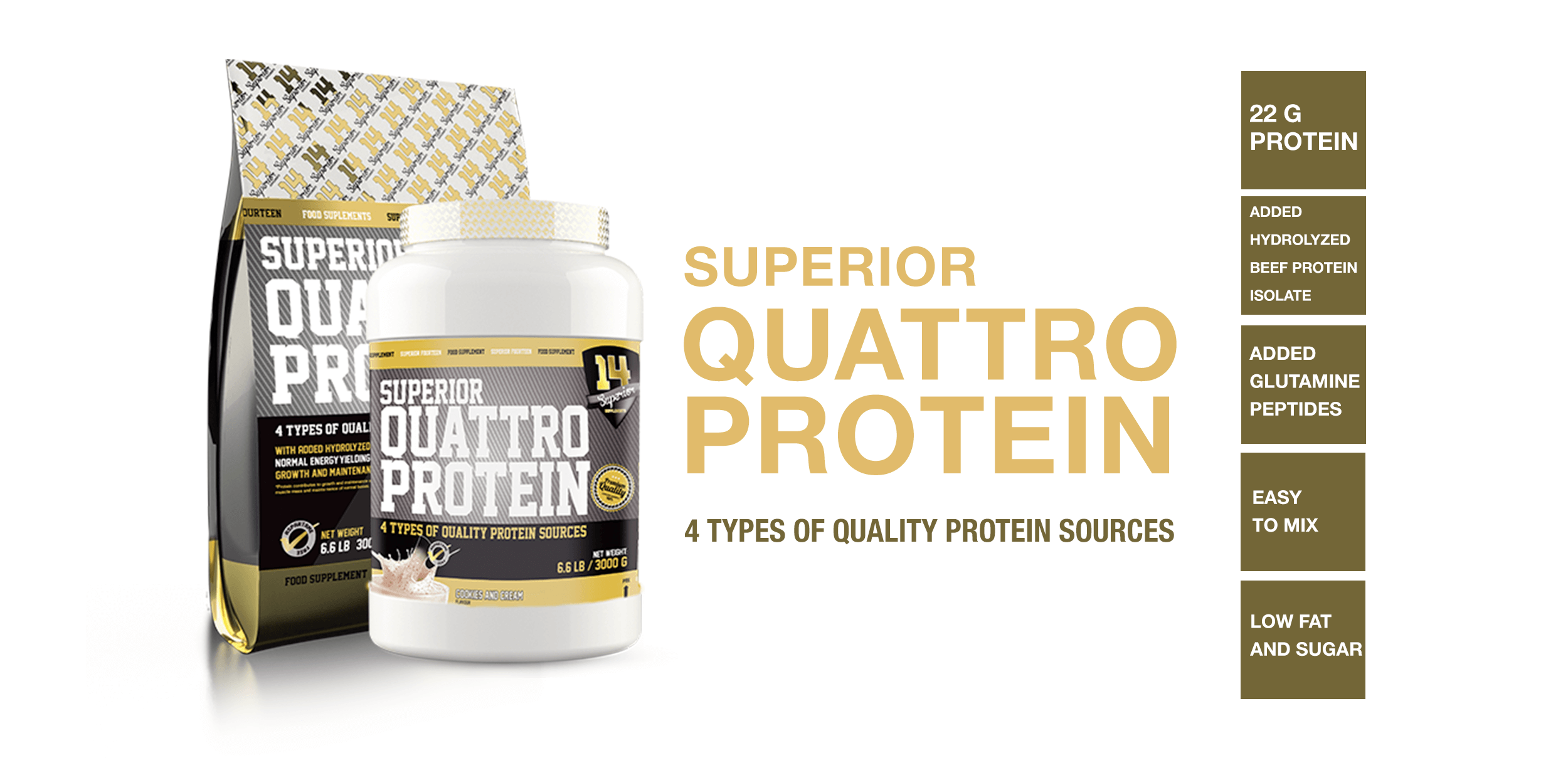 Superior14 Quatro protein team | FitnessMuscle.eu